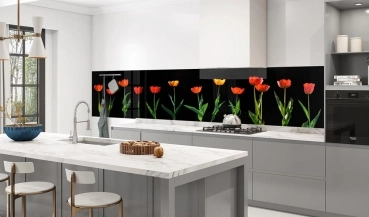 Küchenrückwand Aluverbund Tulpen Bild 3