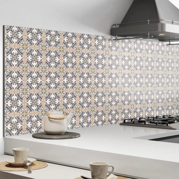 Küchenrückwand Aluverbund Vintage Tiles Grey Bild 2