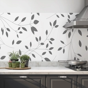 Küchenrückwand Folie Blüten abstrakt