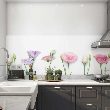 Küchenrückwand Folie Blumenarrangement