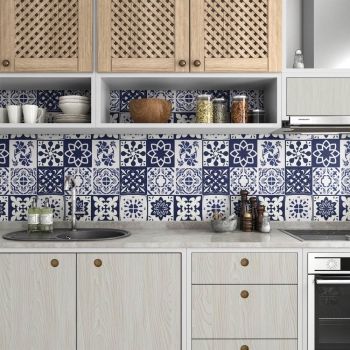 küchenrückwand folie Orient Blue bild 3