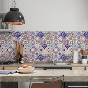 küchenrückwand folie Patchwork Mosaik Design bild 2