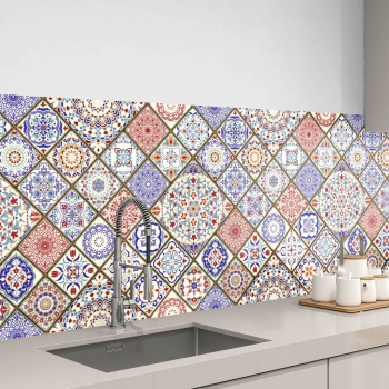 küchenrückwand folie persische Kunst bild 1