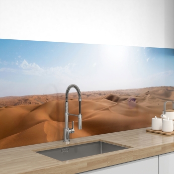 Küchenrückwand Folie Wüste Bild 1
