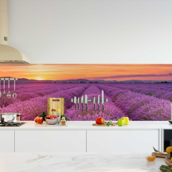 Küchenrückwand Folie Lavendelfelder Bild 2