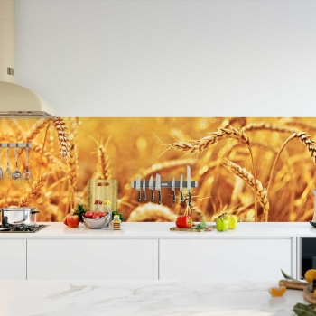 Küchenrückwand Folie Getreidefeld Bild 2