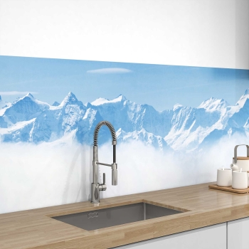 Küchenrückwand Folie Eisberge Bild 1