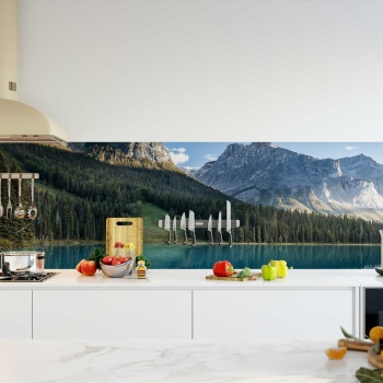 Küchenrückwand Folie Berg Alpen Bild 2