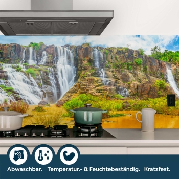 Küchenrückwand Folie Wasserfall Nigeria Bild 4