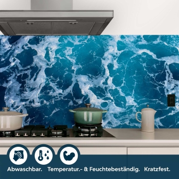 Küchenrückwand Folie Ozean Welle Bild 4