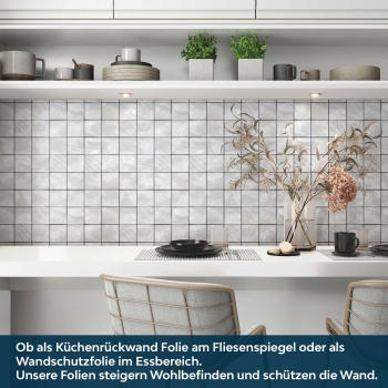 Küchenrückwand Folie Granitfliesen Bild 3