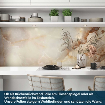 Küchenrückwand Folie Steinoptik Brunastro Marmor Bild 3