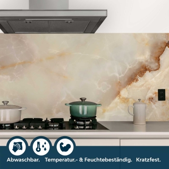 Küchenrückwand Folie Steinoptik Brunastro Marmor Bild 4