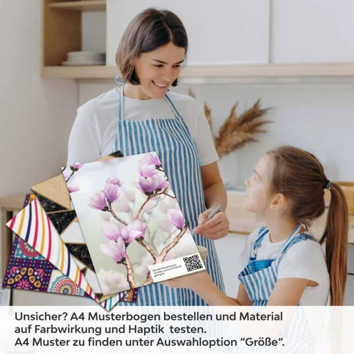 Küchenrückwand Folie Frühlingsblumen A4 Muster