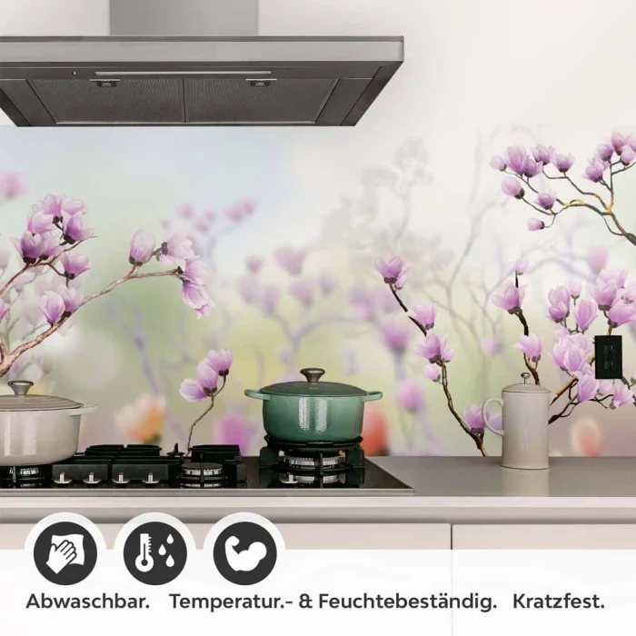 Küchenrückwand Folie Frühlingsblumen Detailbild 1