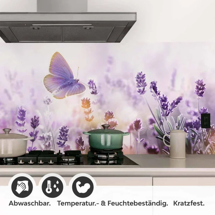 Küchenrückwand Folie Lavendel Detailbild 1