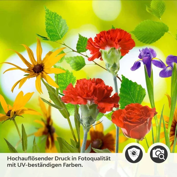 Küchenrückwand Folie Blumenwiese Detailbild 2