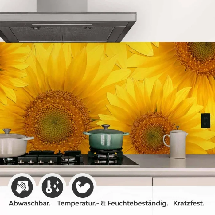 Küchenrückwand Folie Sunflowers Detailbild 1