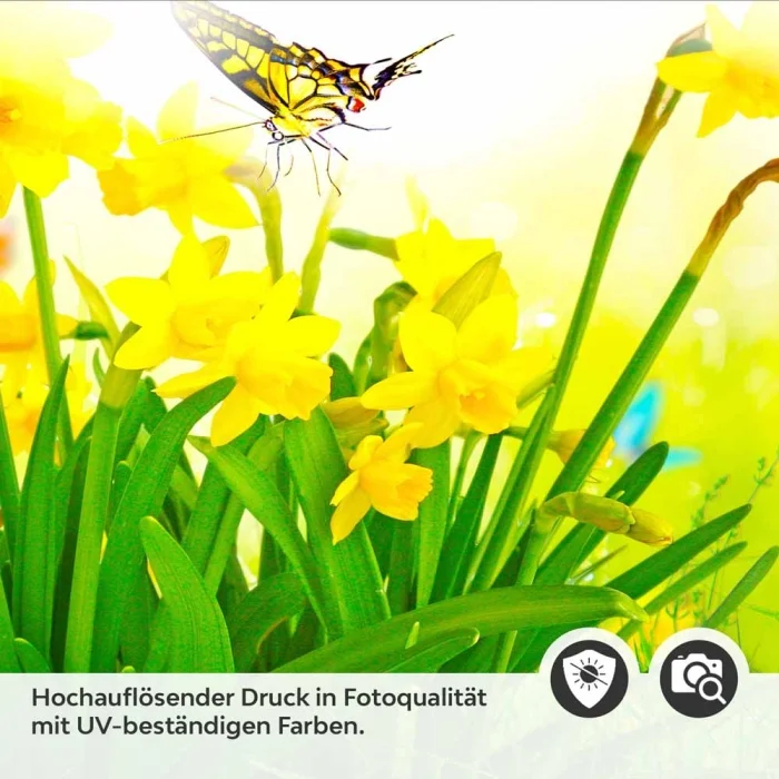 Küchenrückwand Folie Tulpen & Schmetterlinge Detailbild 2