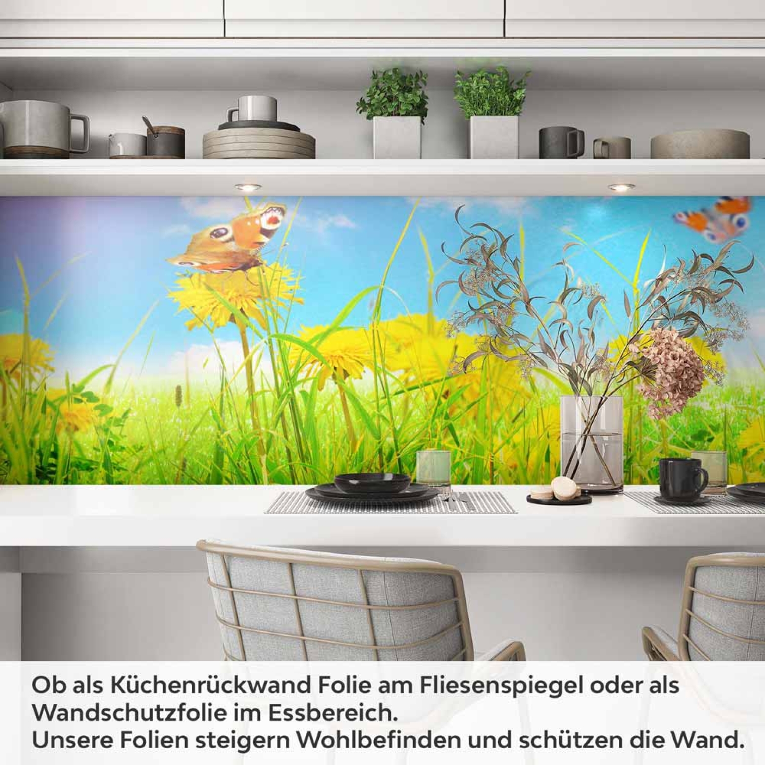 Küchenrückwand Folie Frühling Artikelbild 1