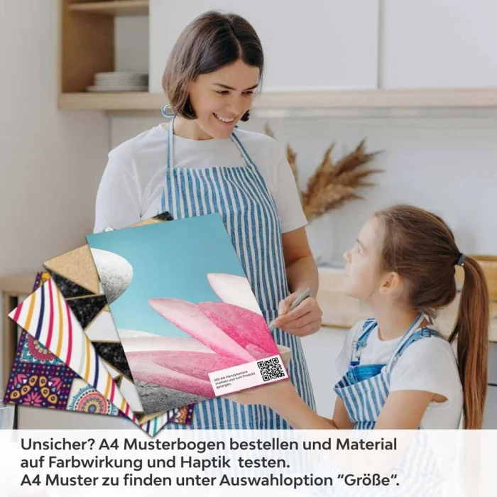 Küchenrückwand Folie Seerose & Zen-Steine A4 Muster