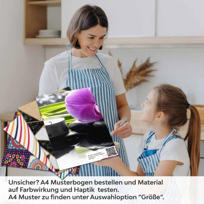Küchenrückwand Folie Wellness Orchideen A4 Muster