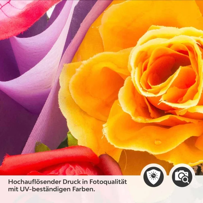 Küchenrückwand Folie farbenfrohe Blumen Detailbild 2