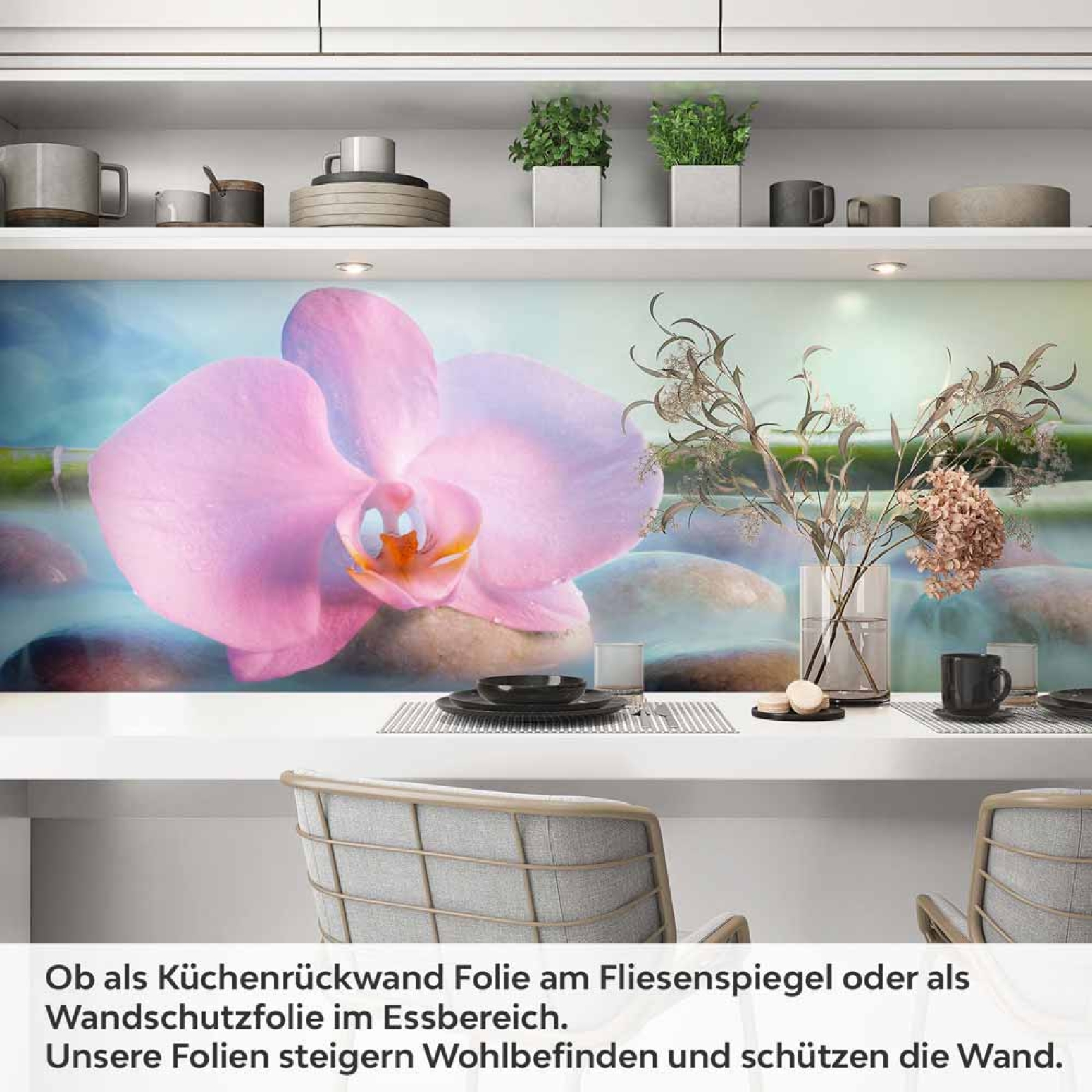 Küchenrückwand Folie Zen Garten Artikelbild 1