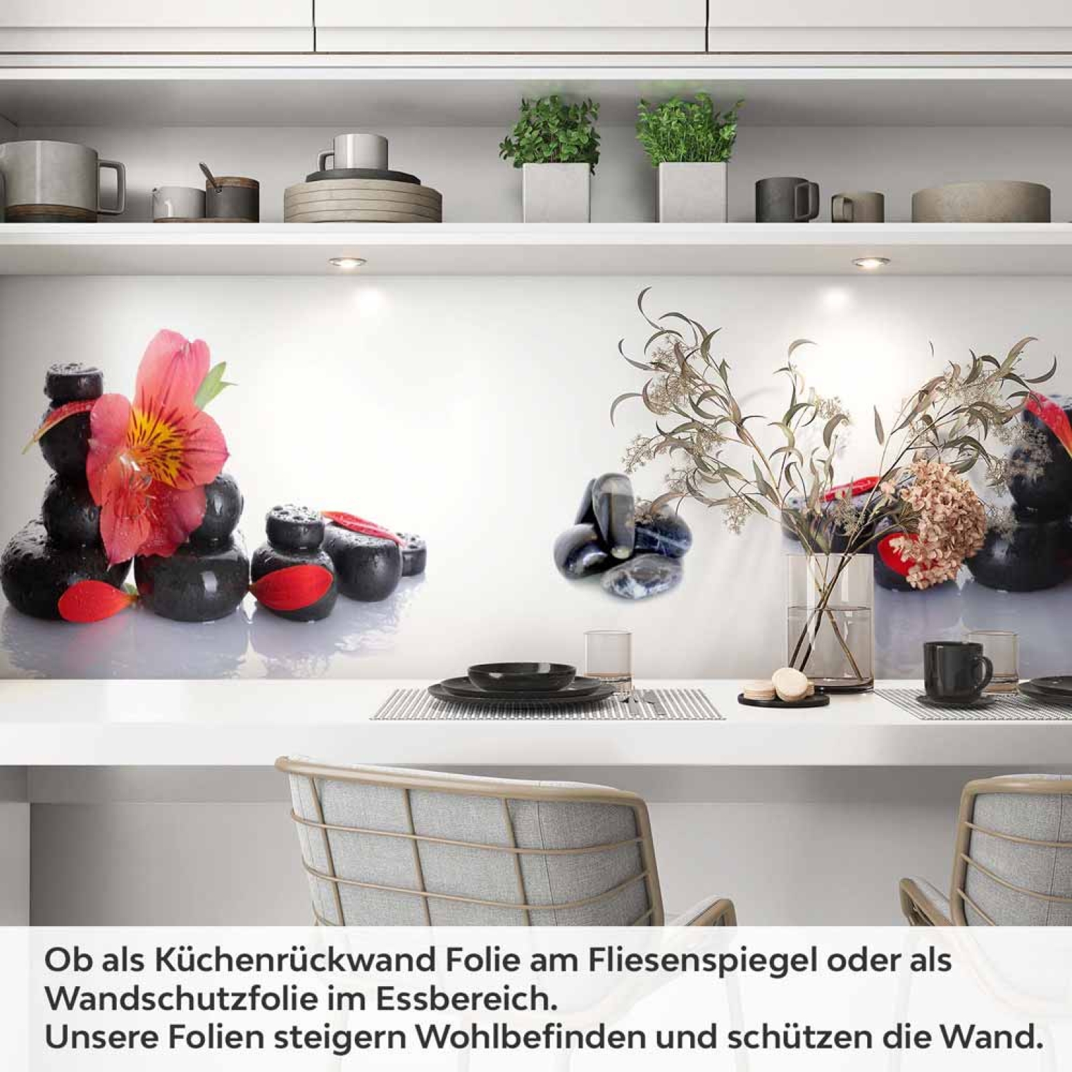 Küchenrückwand Folie SPA Feeling Artikelbild 1