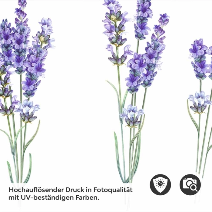 Küchenrückwand Folie lila Lavendel Detailbild 2