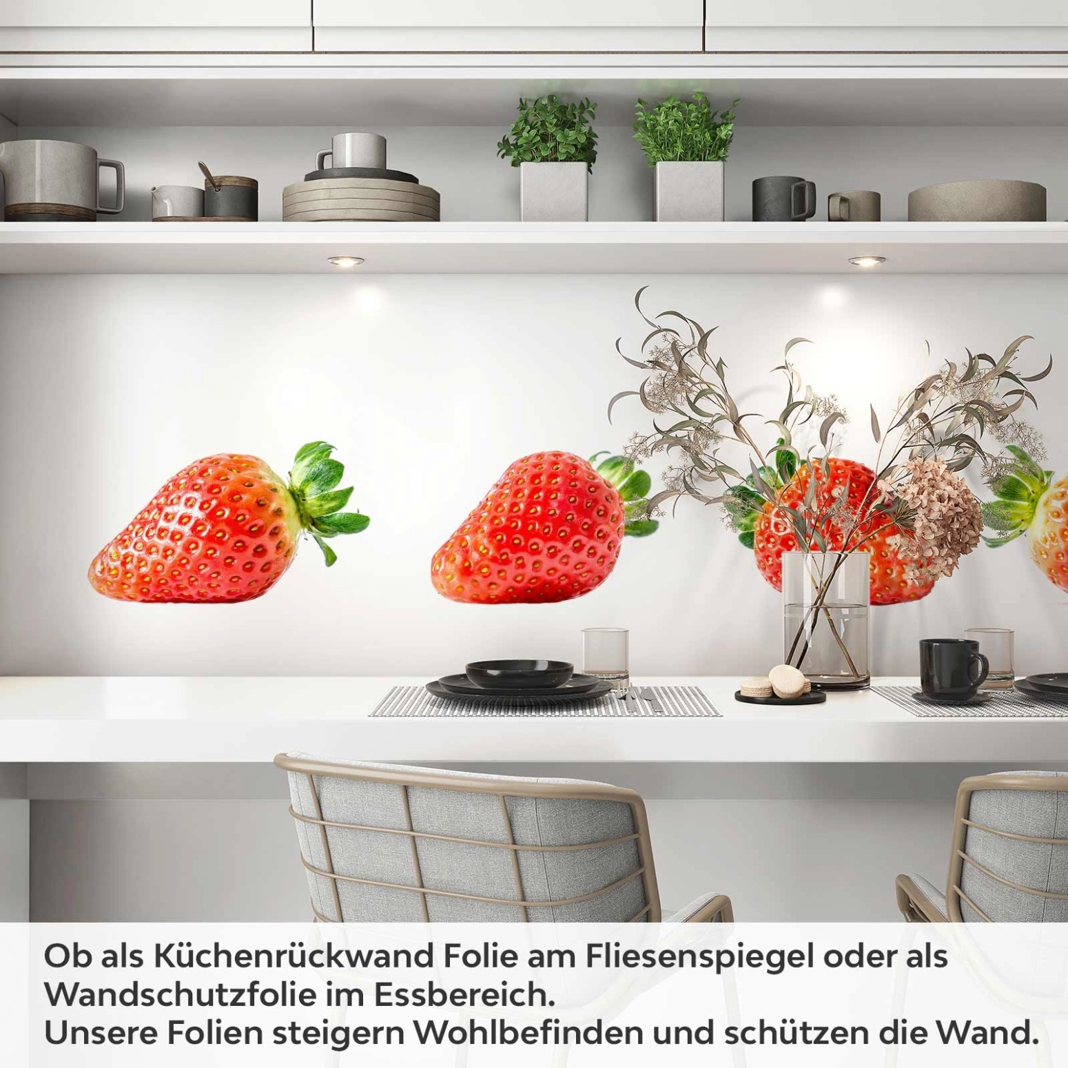 Küchenrückwand Folie Strawberries Artikelbild 1