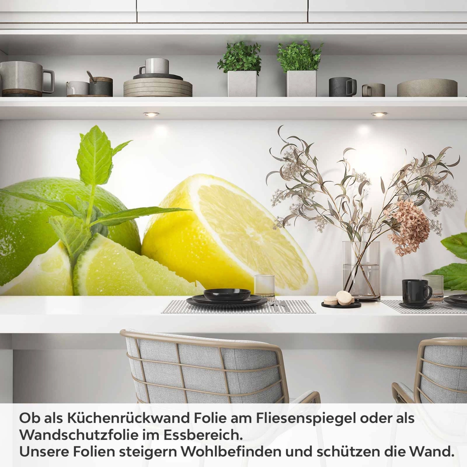 Küchenrückwand Folie Zitrusfrucht Artikelbild 1