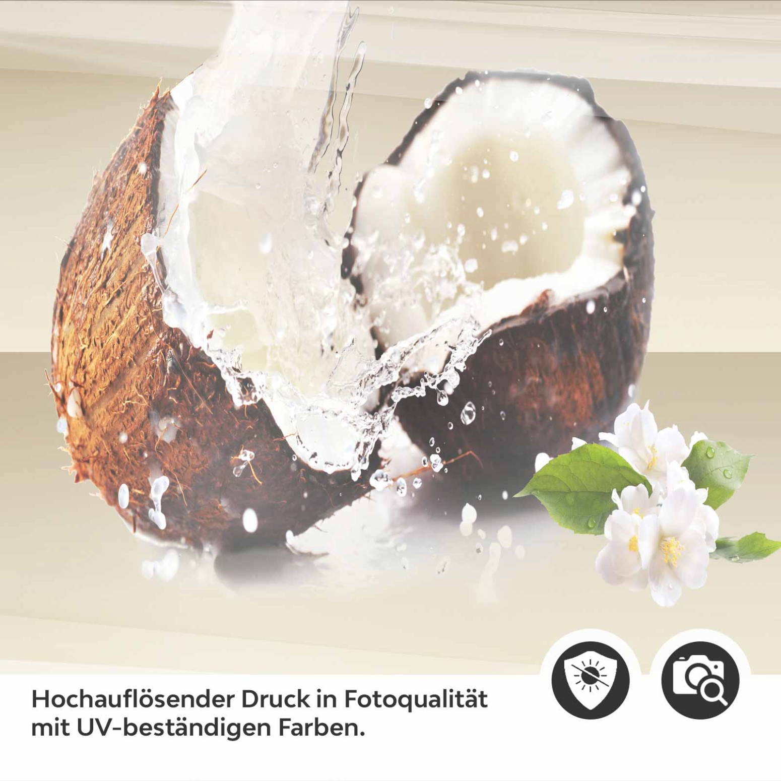 Küchenrückwand Folie Coconut Detailbild 2