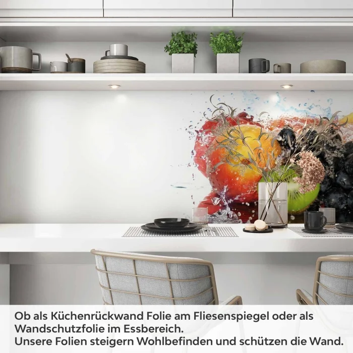 Küchenrückwand Folie Obstkorb Artikelbild 1