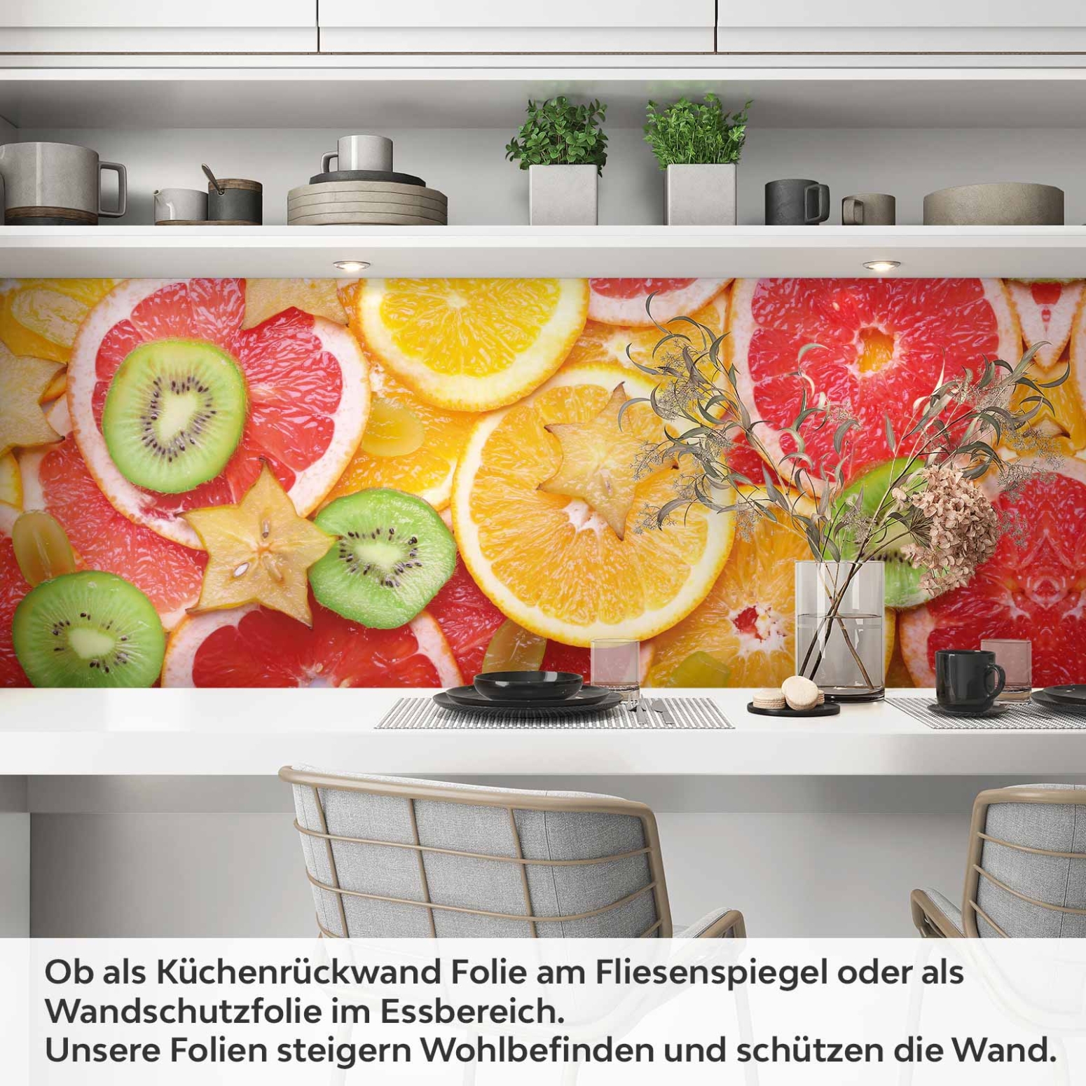 Küchenrückwand Folie Citrus Fructus Artikelbild 1