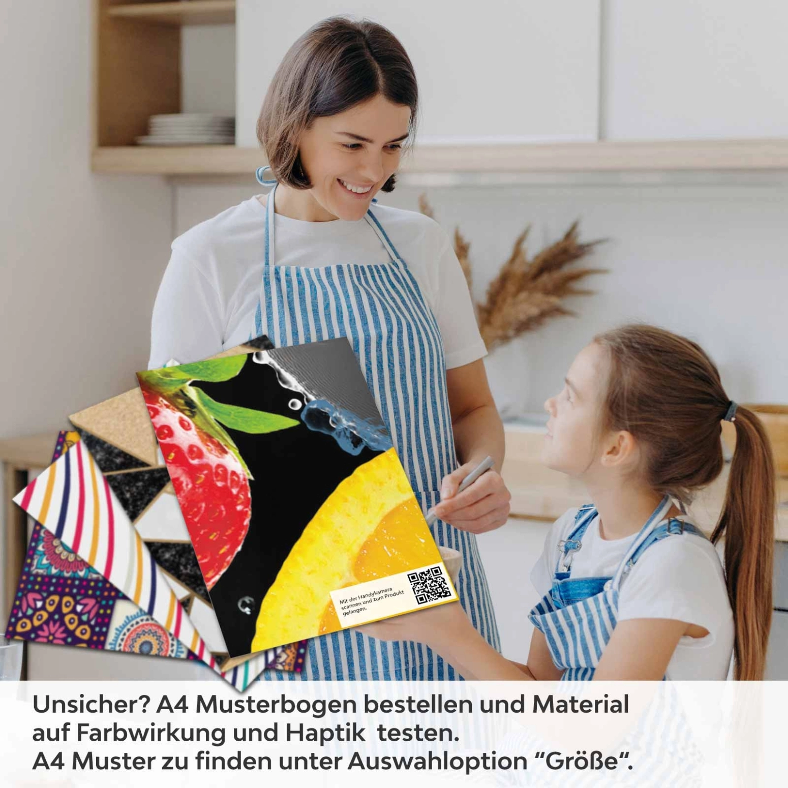 Küchenrückwand Folie Zitrusfrüchte A4 Muster