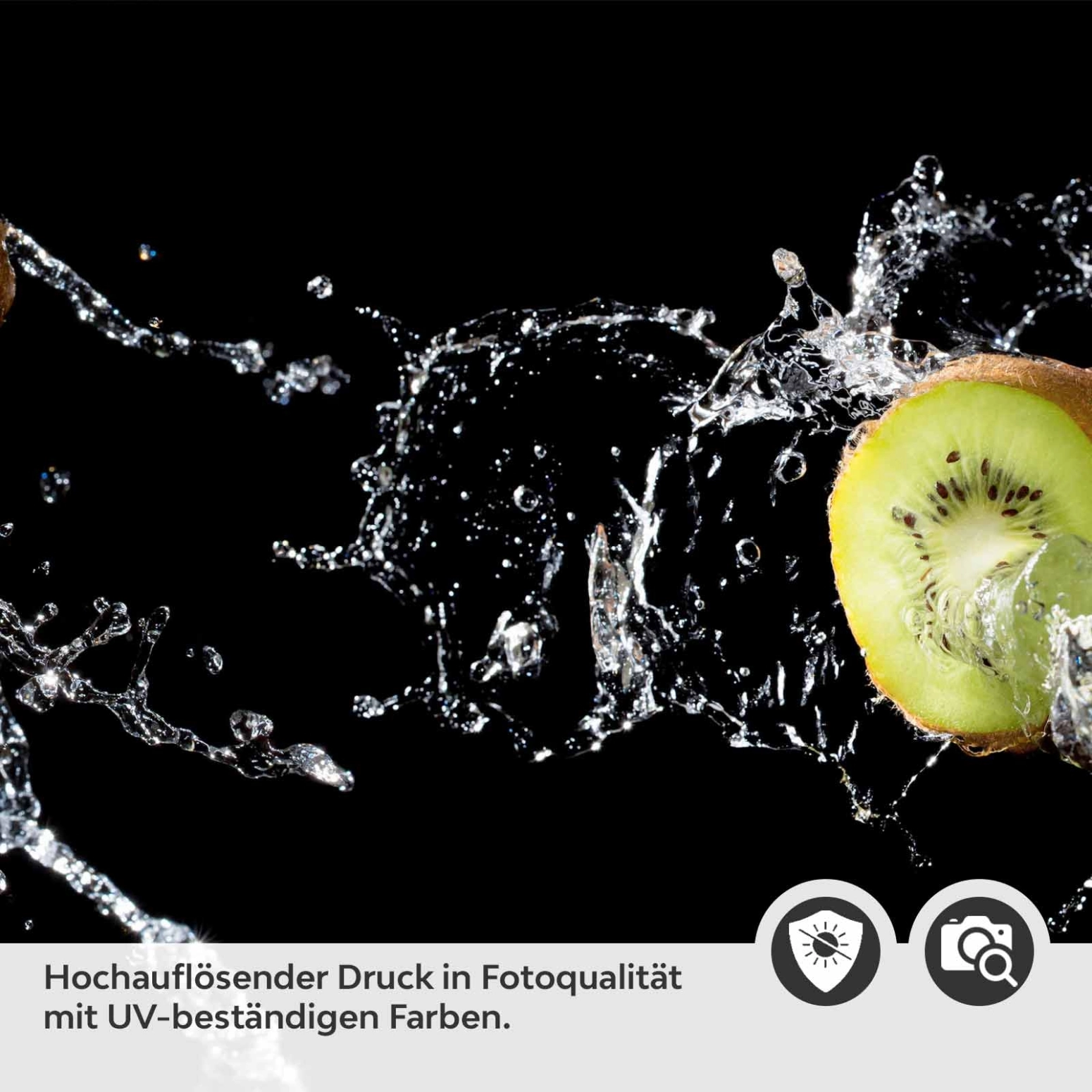Küchenrückwand Folie Kiwi Splash Detailbild 2