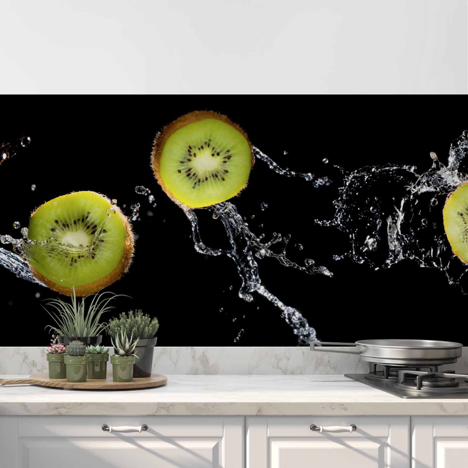 Küchenrückwand Folie Kiwi Splash