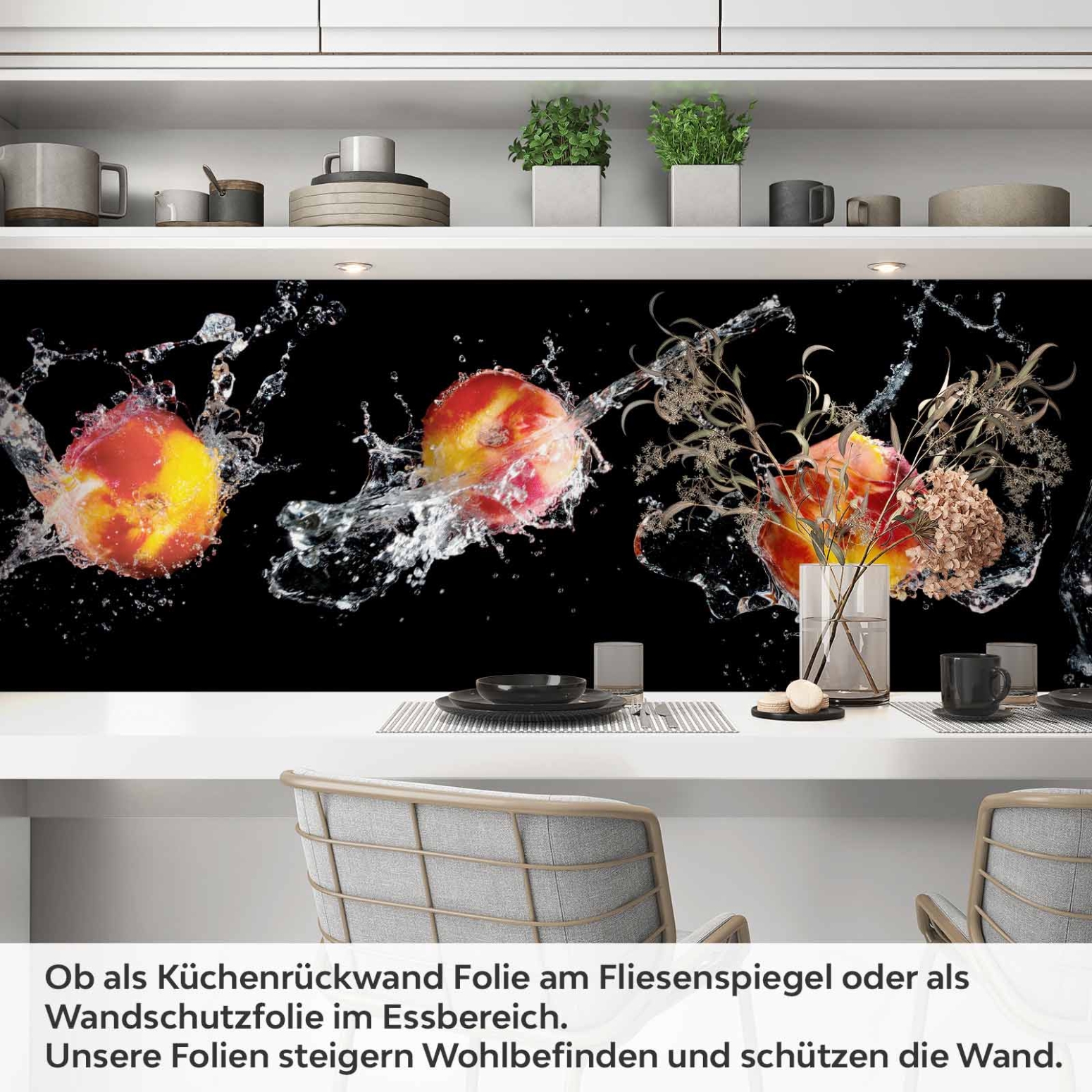 Küchenrückwand Folie Äpfel Splash Artikelbild 1