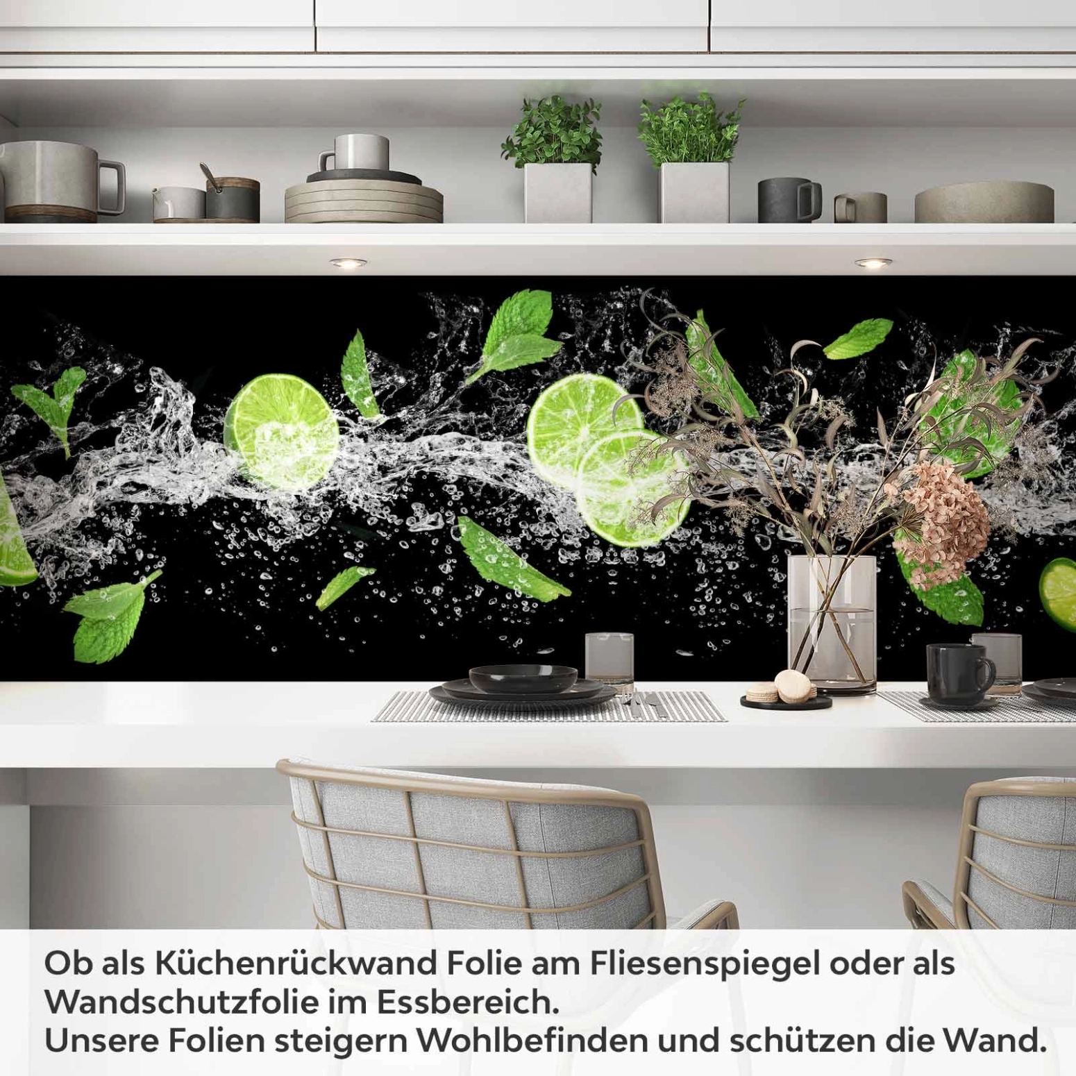 Küchenrückwand Folie Zitrusfrüchte Splash Artikelbild 1