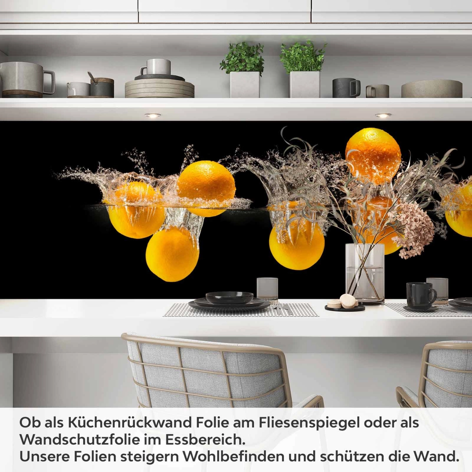 Küchenrückwand Folie Portakal Artikelbild 1