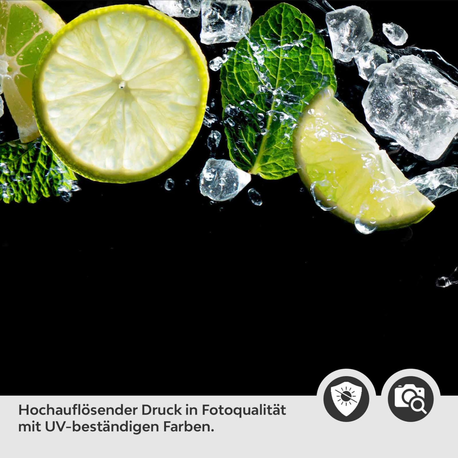 Küchenrückwand Folie Caipirinha Detailbild 2