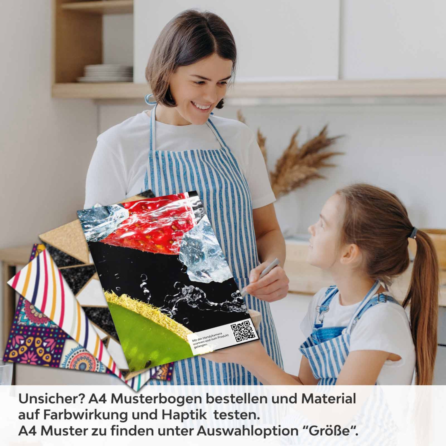 Küchenrückwand Folie erfrischende Früchte A4 Muster
