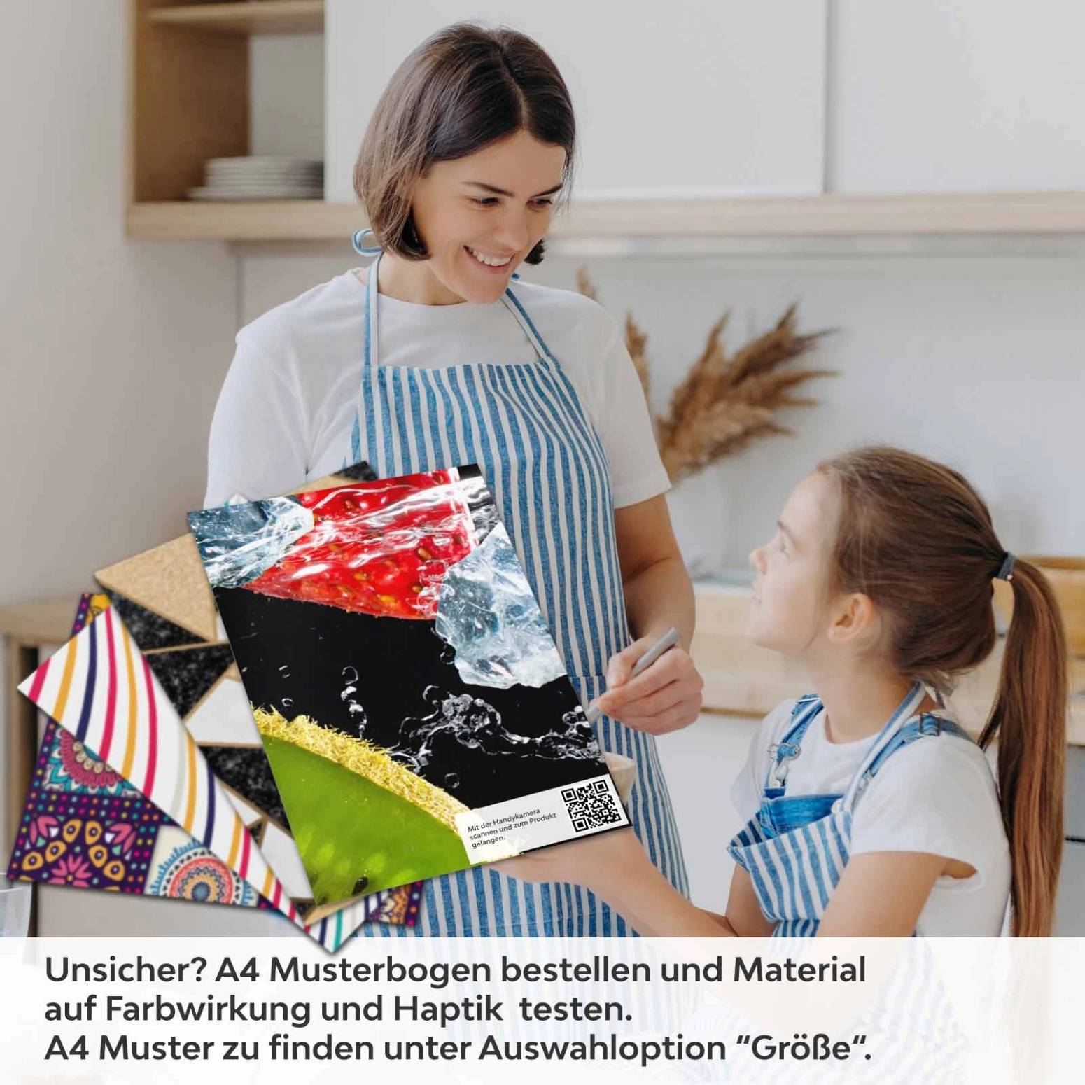 Küchenrückwand Folie erfrischende Früchte A4 Muster