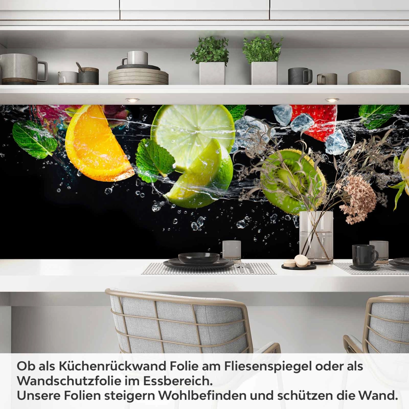 Küchenrückwand Folie erfrischende Früchte Artikelbild 1