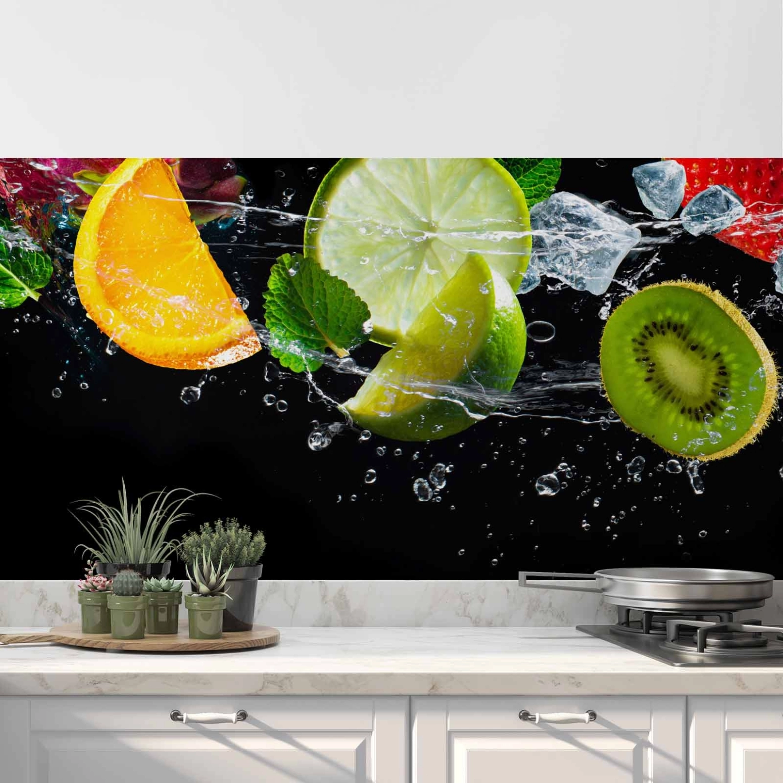 Küchenrückwand Folie erfrischende Früchte