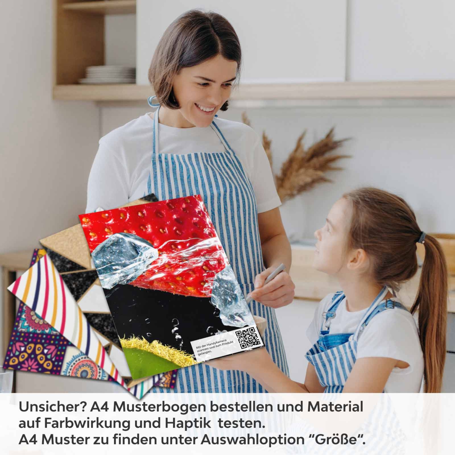 Küchenrückwand Folie Frutta A4 Muster