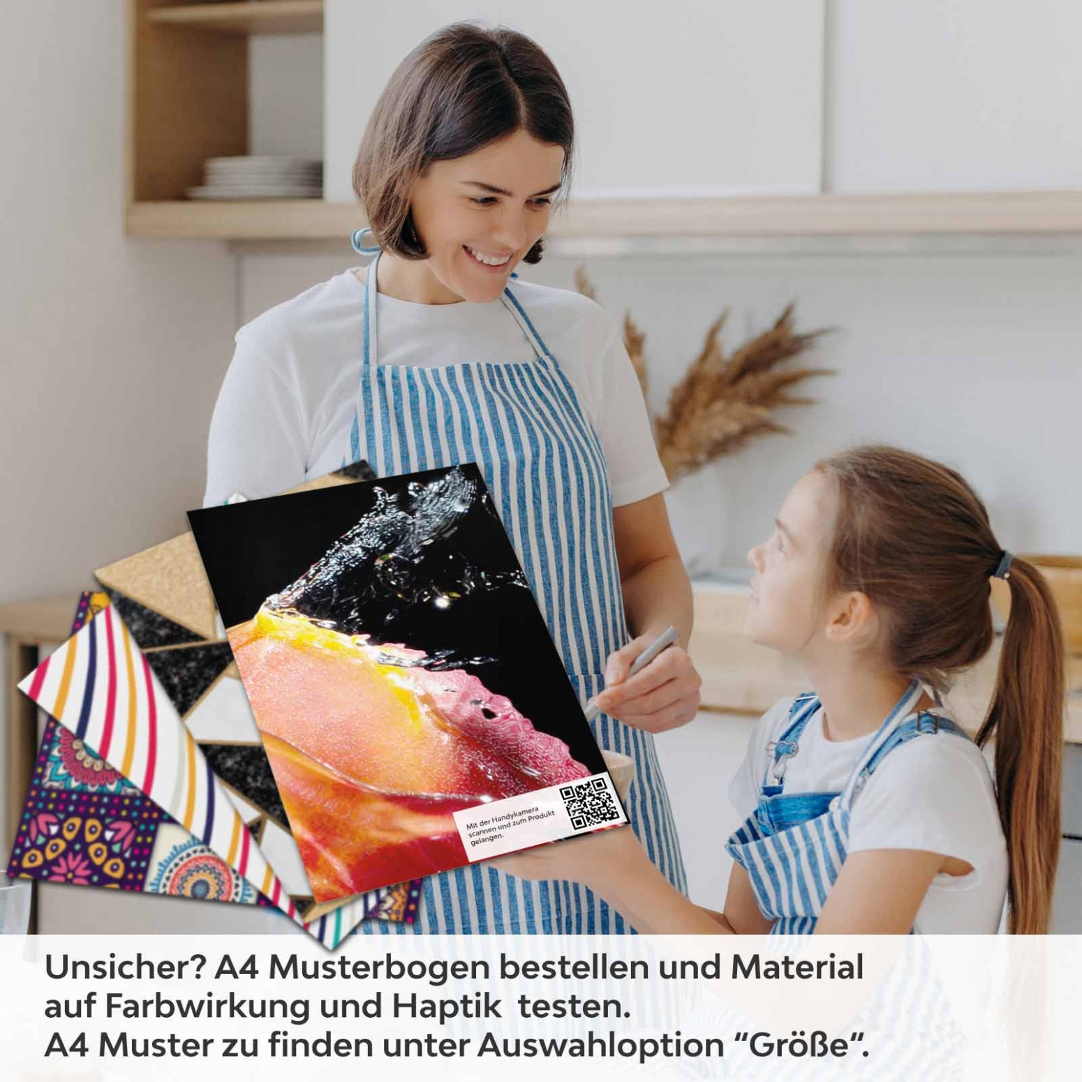Küchenrückwand Folie Elmas A4 Muster