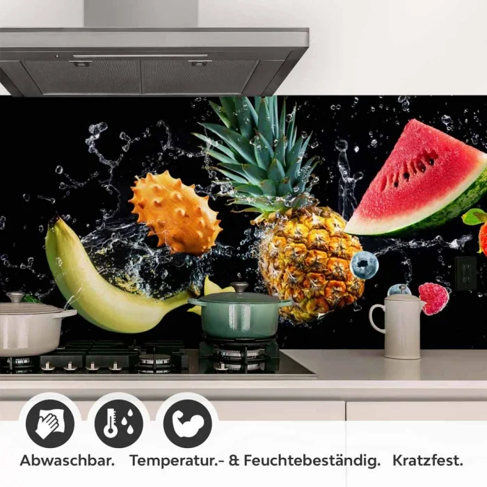 Küchenrückwand Folie Exotische Früchte - Ein Genuss für die Augen Detailbild 1