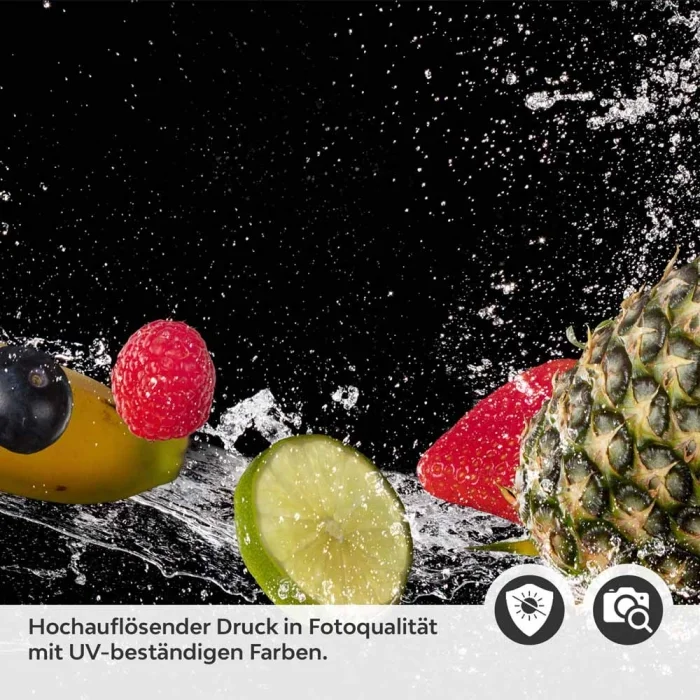 Küchenrückwand Folie Ananas, Kokos & Co. als Küchenhighlight Detailbild 2